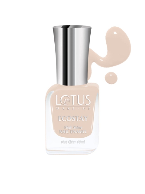 

Lotus Herbals Sustainable Make-Up Ecostay Nail Enamel - Nude Flirt E40 10ml, Cream