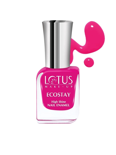

Lotus Herbals Sustainable Make-Up Ecostay Nail Enamel - Pink Fling E32 10ml