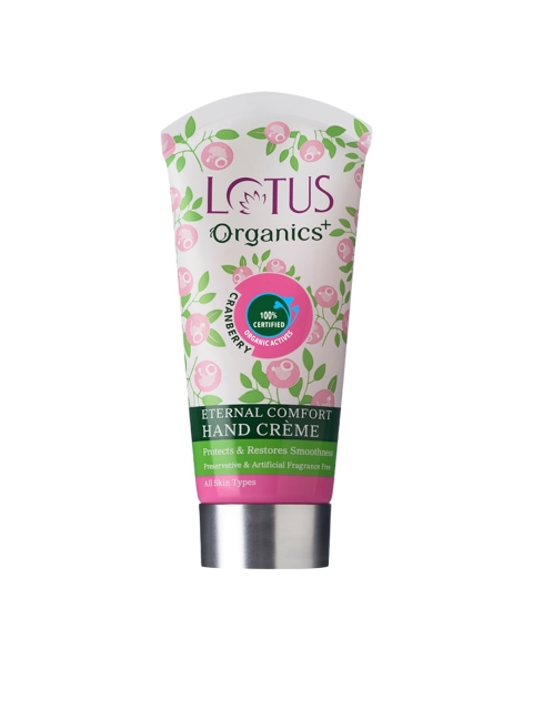 

Lotus Herbals Sustainable Organics Cranberry Eternal Comfort Hand Creme, White