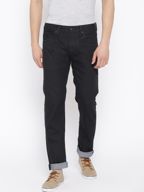 

U.S. Polo Assn. Men Navy Blue Slim Tapered Fit Mid-Rise Clean Look Jeans