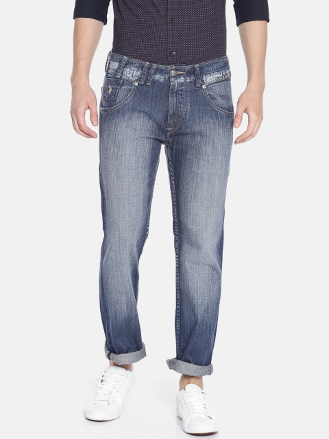

U.S. Polo Assn. Men Brown Slim Fit Mid-Rise Clean Look Jeans