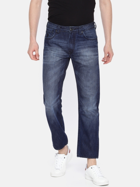 

U.S. Polo Assn. Men Blue Slim Tapered Fit Mid-Rise Clean Look Jeans
