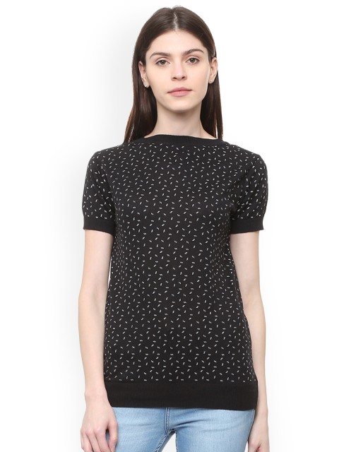 

Allen Solly Women Black Printed Top