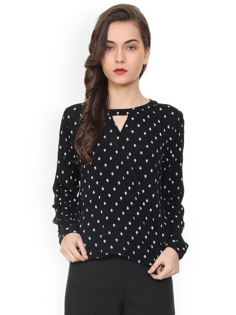 

Allen Solly Women Black Printed Top