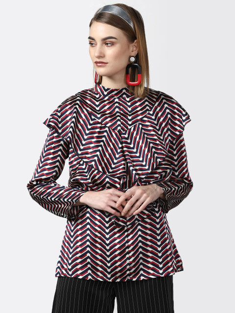 

Miss Bennett Women Multicoloured Printed Top, Multi