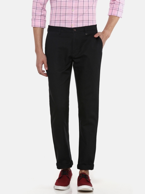 

Blackberrys Men Black Regular Fit Solid Trousers