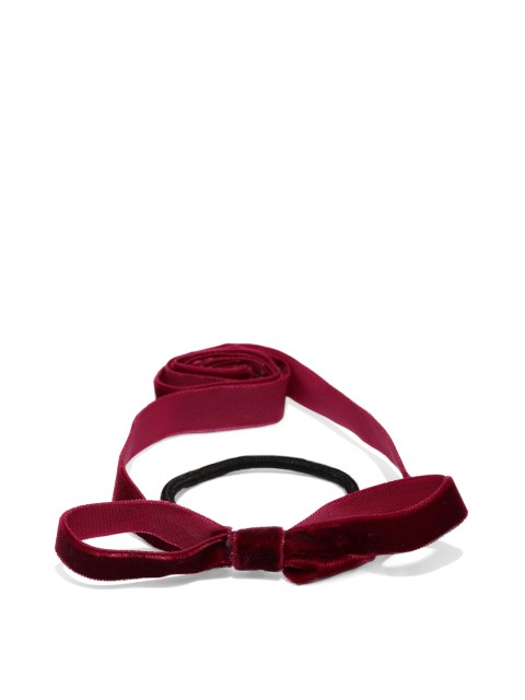 

Accessorize Burgundy Solid Ponytail Holders