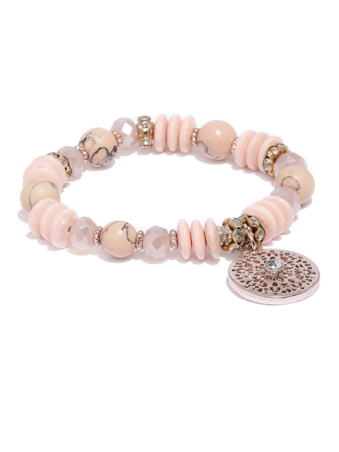 

Accessorize Pink Fabric Elasticated Bracelet