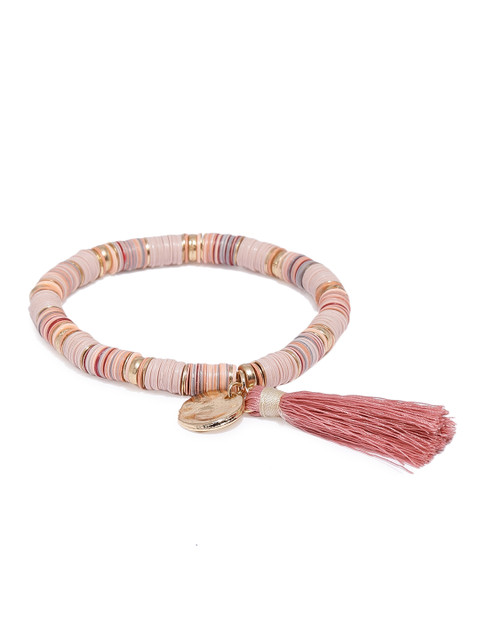 

Accessorize Women Pink Elasticated Bracelet