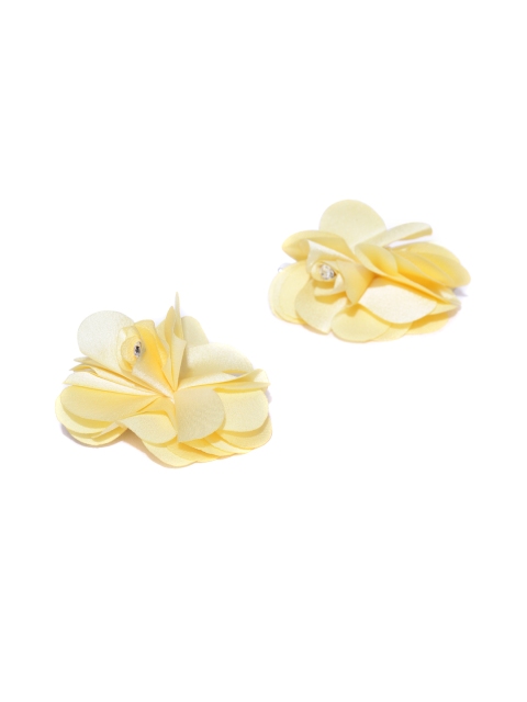 

Accessorize Set of 2 Yellow Floral Alligator Hair Clip