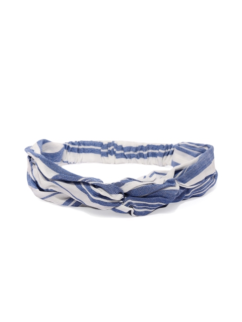 

Accessorize Blue & White Printed Hairband