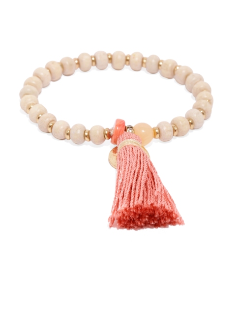 

Accessorize Beige Elasticated Bracelet