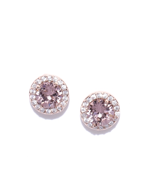 

Accessorize Rose Gold-Plated Swarovski Circular Studs