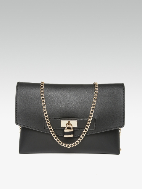 

DOROTHY PERKINS Black Solid Sling Bag