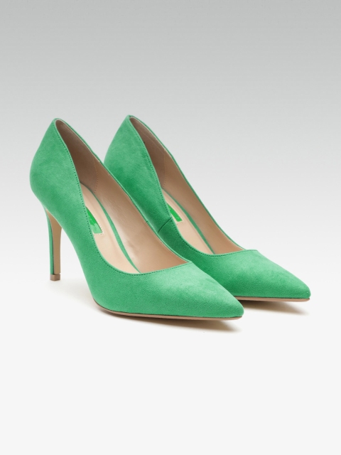 

DOROTHY PERKINS Women Green Solid Pumps