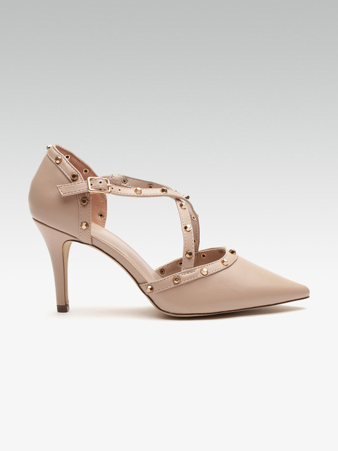 

DOROTHY PERKINS Women Beige Studded Slim Heels