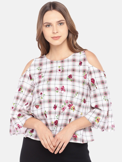 

Globus Women Off-White Printed Top