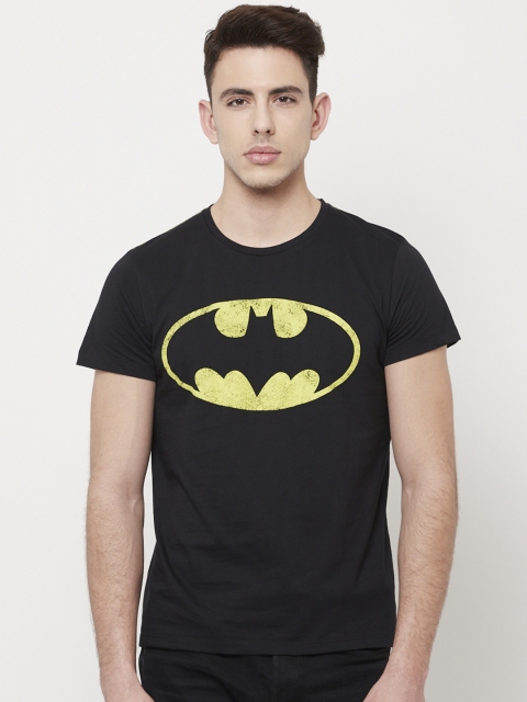 

Free Authority Men Black Batman Printed T-shirt