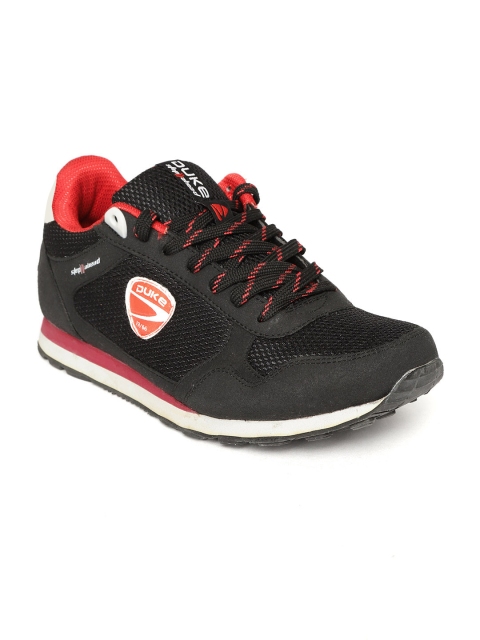 

Duke Men Black Running Shoes