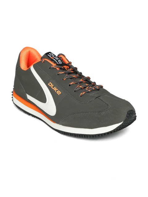 

Duke Men Charcoal Grey Running Shoes