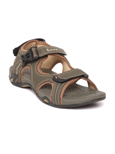 

Duke Men Olive Green Sport Sandals