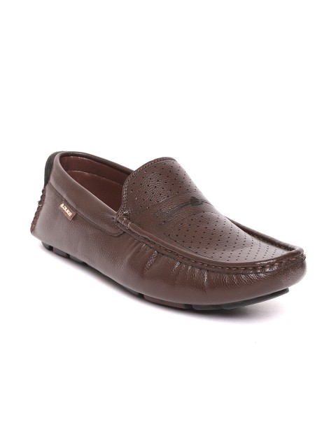 

Duke Men Coffee Brown Perforated Loafers