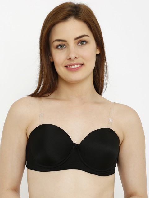 

Candyskin Black Solid Underwired Lightly Padded Everyday Bra CSB501BK