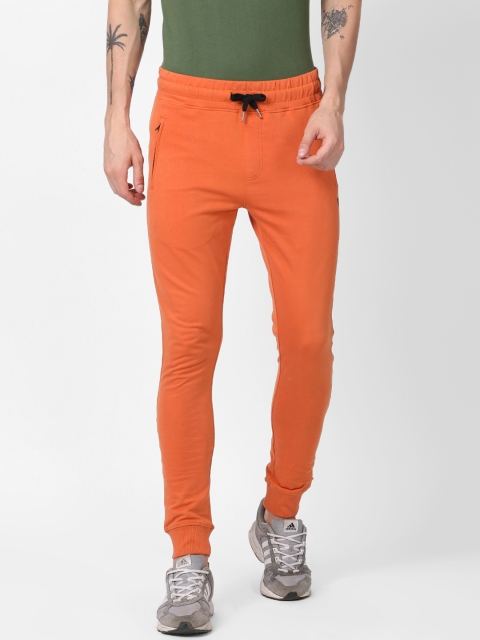 

Blue Saint Men Orange Solid Slim Fit Joggers