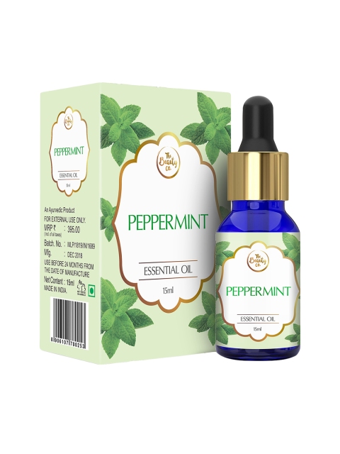 

The Beauty Co. Women Peppermint Essential Body Oil 15 ml, Green