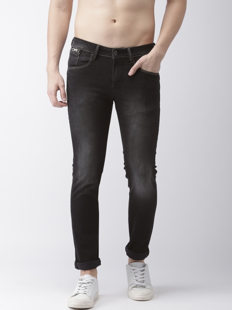 

Flying Machine Men Black Skinny Fit Mid-Rise Clean Look Stretchable Jeans