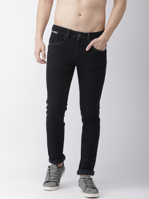 

Flying Machine Men Black Jackson Skinny Fit Mid-Rise Clean Look Stretchable Jeans