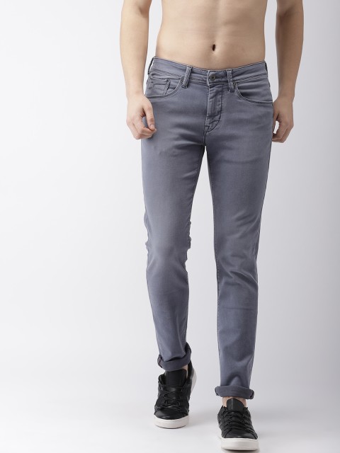 

Flying Machine Men Purple Michael Slim Tapered Fit Mid-Rise Clean Look Stretchable Jeans