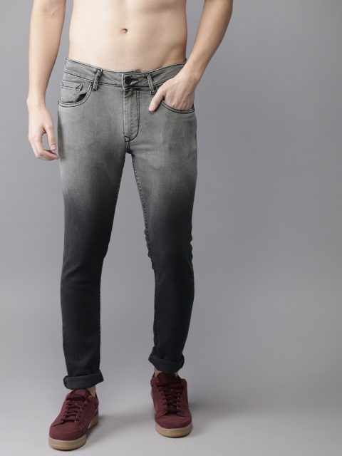 

Moda Rapido Men Black Slim Fit Mid-Rise Clean Look Stretchable Jeans