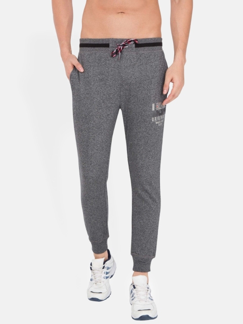 

Jockey Men Charcoal Grey Slim Fit Solid Joggers