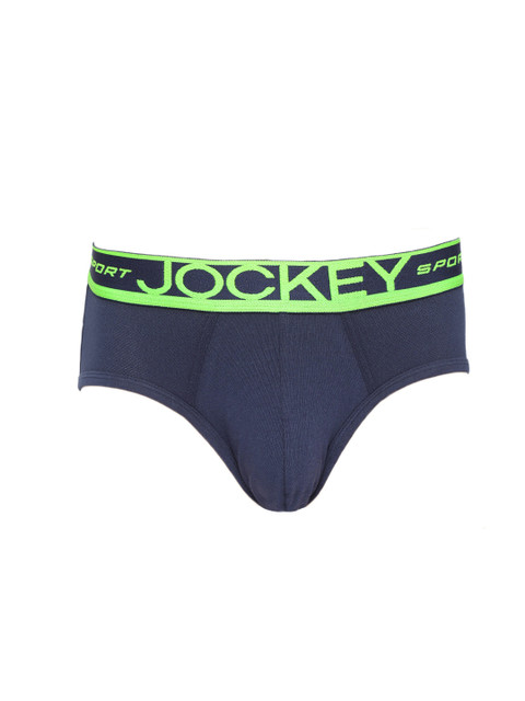 

Jockey Men Navy Solid Briefs SP05-0105, Navy blue
