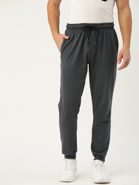 

Jockey Men Charcoal Grey Solid Slim Fit Joggers