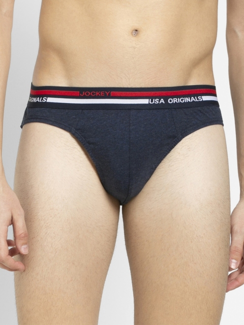 

Jockey Men Navy Blue Briefs US49-0105
