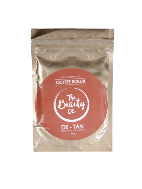 

The Beauty Co. De-Tan Coffee & Chocolate Face & Body Scrub 100 g, Coffee brown