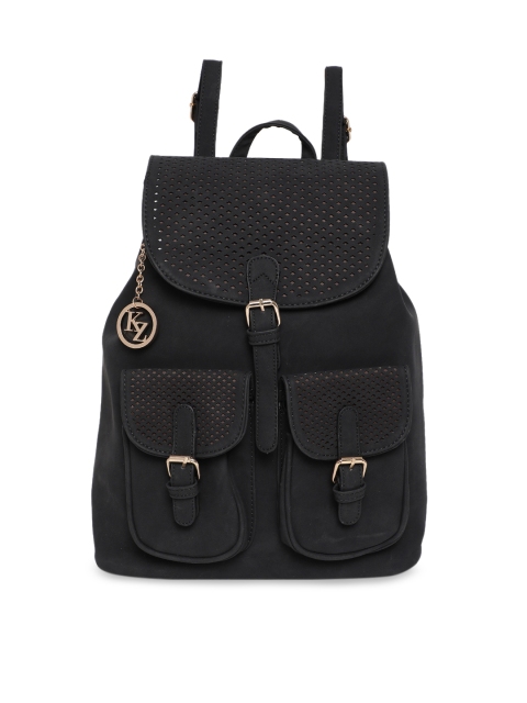 

Kazo Women Black Solid Backpack
