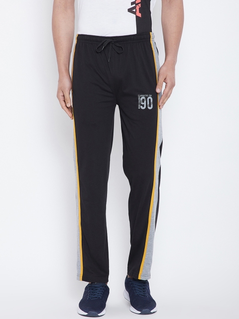 

Duke Men Black Straight Fit Track Pants