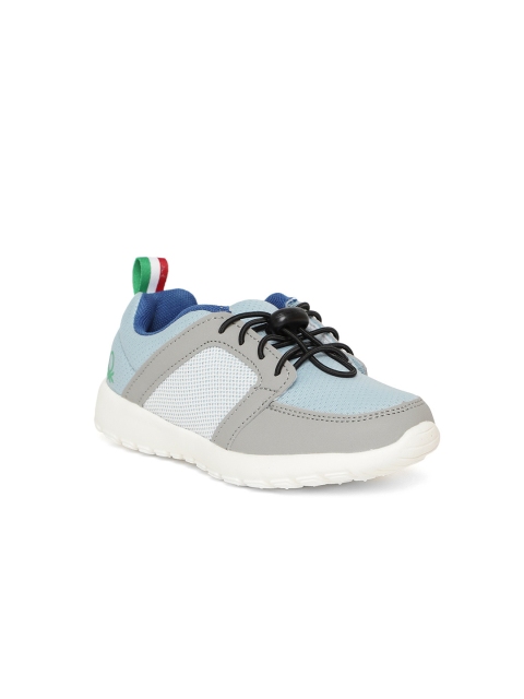 

United Colors of Benetton Kids Blue & Grey Sneakers