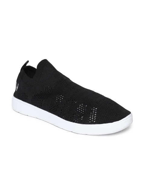 

Allen Solly Men Black Slip-On Sneakers