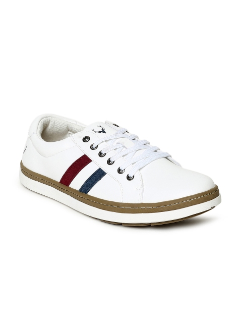 

Allen Solly Men White Solid Sneakers