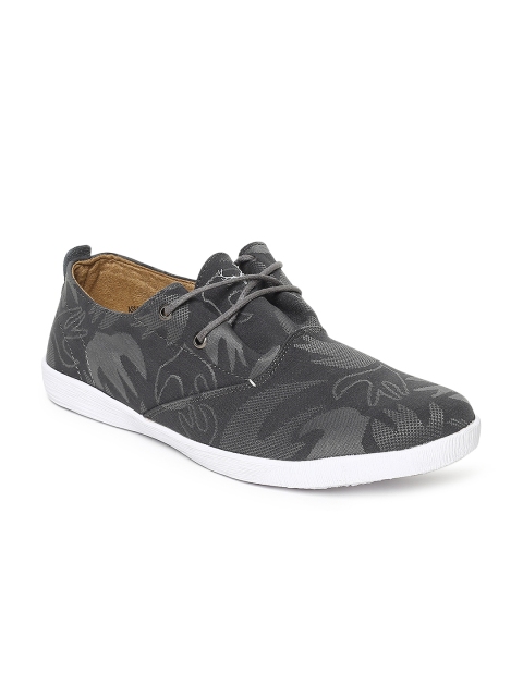 

Allen Solly Men Grey Woven Design Sneakers