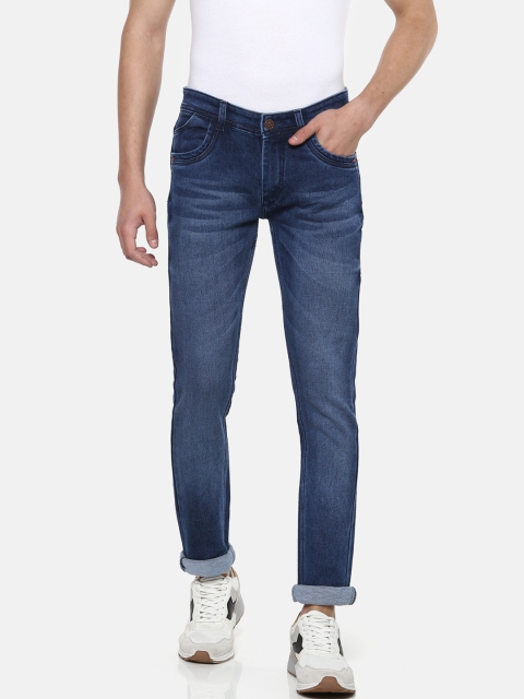 

Routeen Men Blue Slim Fit Mid-Rise Clean Look Jeans