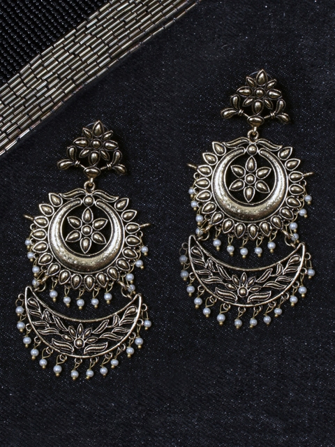 

Ayesha Gold-Toned Classic Antique Drop Earrings
