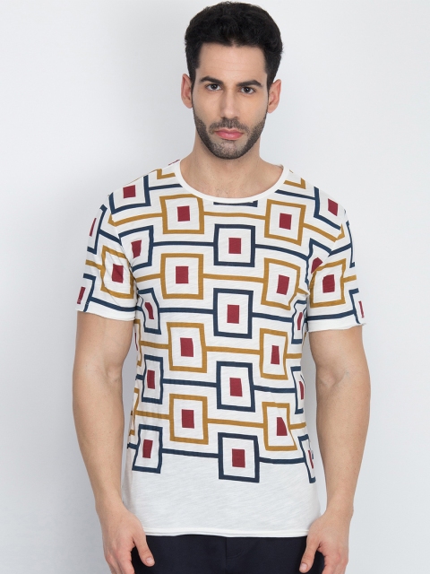 

Antony Morato Men Multicoloured Printed Round Neck T-shirt, Multi
