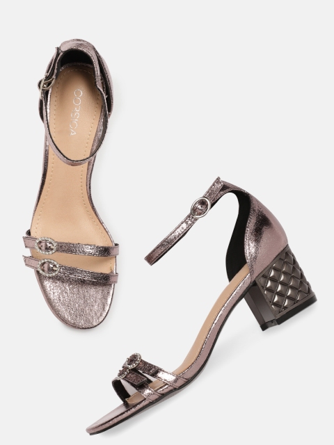 

CORSICA Women Rose Gold Embellished Sandals