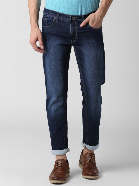 

Peter England Casuals Men Blue Skinny Fit Mid-Rise Clean Look Stretchable Jeans