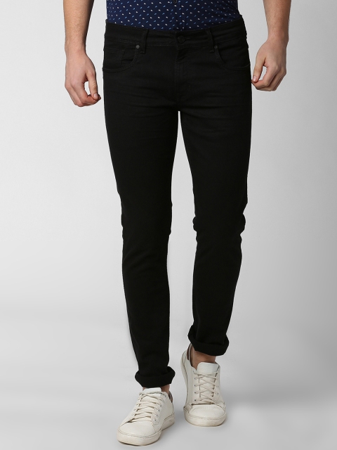 

Peter England Casuals Men Black Tapered Fit Mid-Rise Clean Look Stretchable Jeans